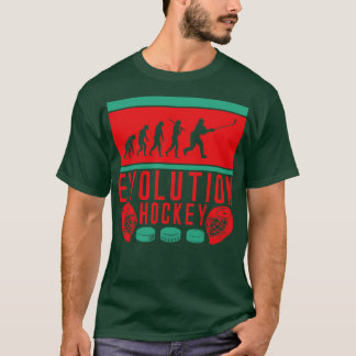 Evolutie-ijshockey 1 t-shirt