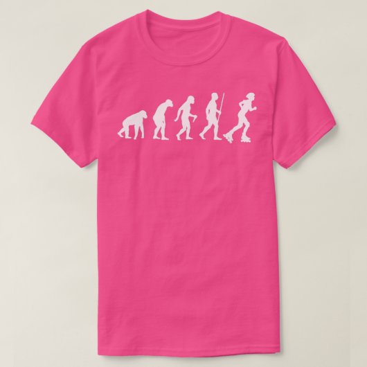 Evolutie Inline Skating T-shirt (Design voorkant)