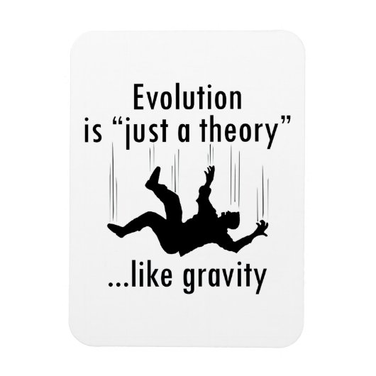 Evolutie is slechts een magneet van de theorie (Verticaal)