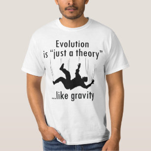 Evolutie is slechts een theoretisch Shirt van Mann