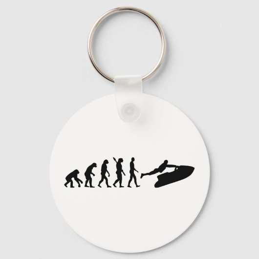 Evolutie Jet Ski Sleutelhanger (Voorkant)