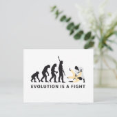 evolutie Judo Briefkaart (Staand voorkant)