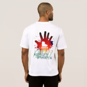 Evolutie/Keep LEft - Krachtige vezel T-shirt (Achterkant volledig)