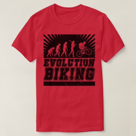 Evolutie-knijping T-shirt (Design voorkant)