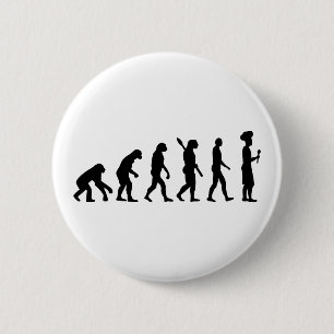 Evolutie-kok chef ronde button 5,7 cm