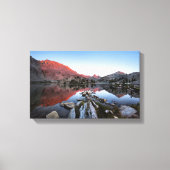 Evolutie Lake Sunset Alpenglow - John Muir Trail Canvas Afdruk (Voorkant)