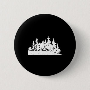 Evolutie Langlaufen Wintersportbad Ronde Button 5,7 Cm