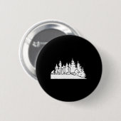 Evolutie Langlaufen Wintersportbad Ronde Button 5,7 Cm (Voorkant /achterkant)