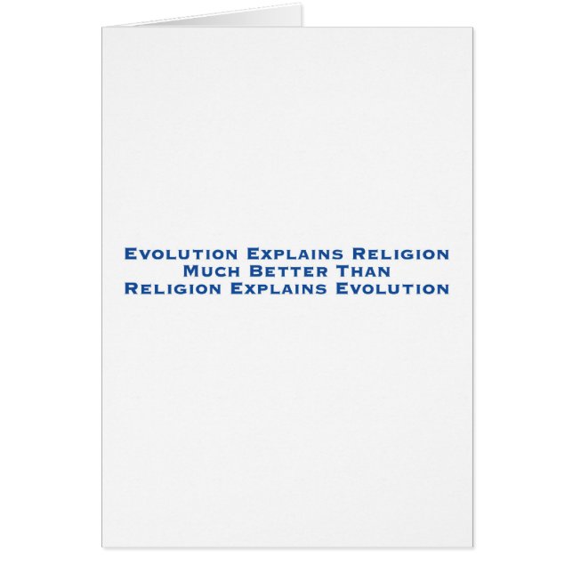 Evolutie legt religie uit (Voorkant)