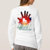 Evolutie/Linkeroodie behouden T-shirt (Achterkant)