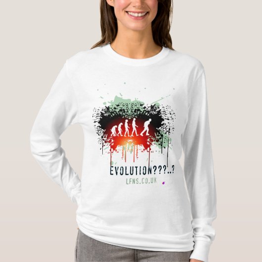 Evolutie/Linkeroodie behouden T-shirt (Voorkant)