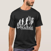 EVOLUTIE-LIVERPOOL mannen draag T-shirt (Voorkant)