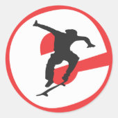 Evolutie Logo Ronde Sticker (Voorkant)