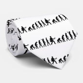 Evolutie-mailman Stropdas (Opgerold)