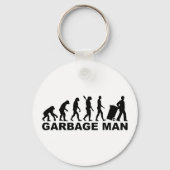 Evolutie man afval sleutelhanger (Voorkant)