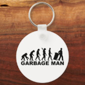 Evolutie man afval sleutelhanger (Voorkant)