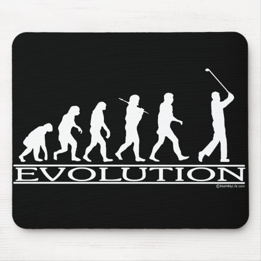 Evolutie - Man - Golf Muismat (Voorkant)