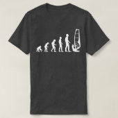 Evolutie Mannen windsurfen Funny Gift Idea T-shirt (Design voorkant)