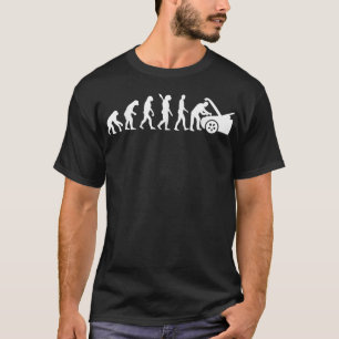 Evolutie Mechanic Funny Automotive Technician T-shirt