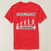 Evolutie met Funny Sports Hobby 2 T-shirt (Design voorkant)