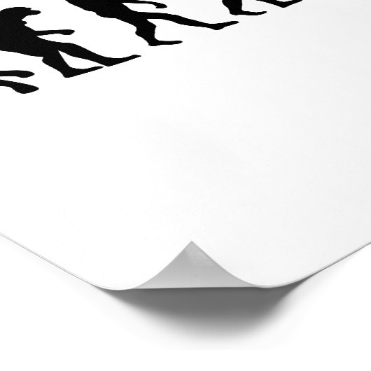 Evolutie met marathon poster (Hoek)