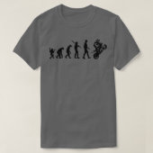 Evolutie-motorfiets T-shirt (Design voorkant)