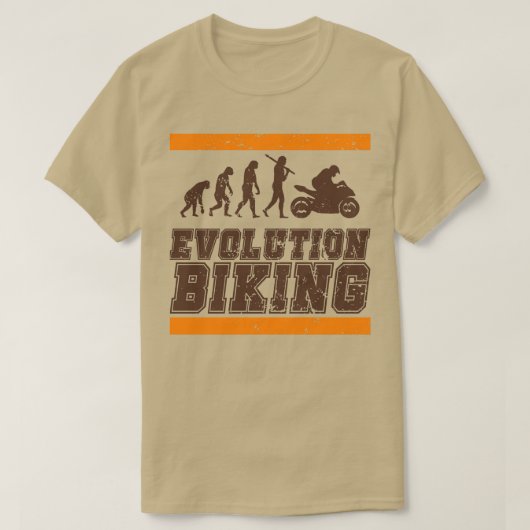 Evolutie motorrijwielsnelheid t-shirt (Design voorkant)