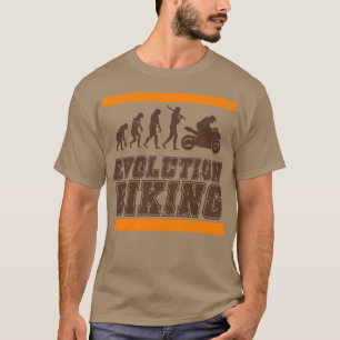 Evolutie motorrijwielsnelheid t-shirt