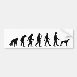 Evolutie naar Greyhound Owner Bumpersticker