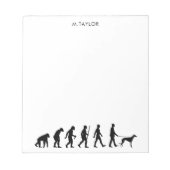 Evolutie naar Greyhound Owner Notitieblok (Voorkant)