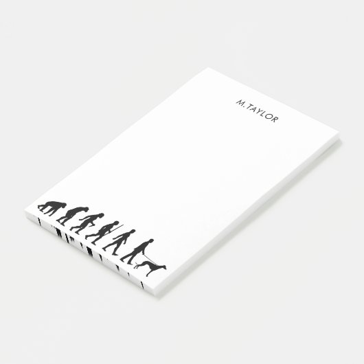 Evolutie naar Greyhound Owner Post-it® Notes (Schuin)