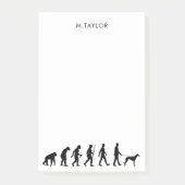 Evolutie naar Greyhound Owner Post-it® Notes (Voorkant)