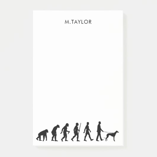 Evolutie naar Greyhound Owner Post-it® Notes (Voorkant)