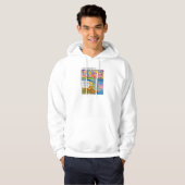Evolutie niet zo geweldig grappige GiftsTees colle Hoodie (Voorkant volledig)