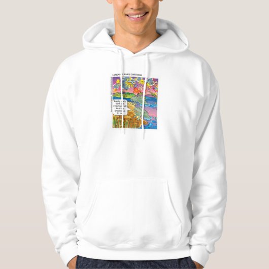 Evolutie niet zo geweldig grappige GiftsTees colle Hoodie (Voorkant)