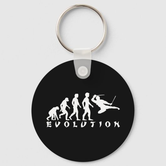 evolutie Ninja Black Sleutelhanger (Voorkant)