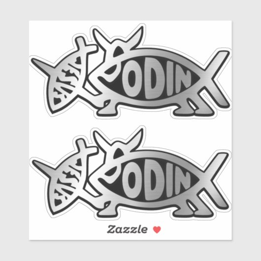 Evolutie - Odine x 2 Sticker (Vel)