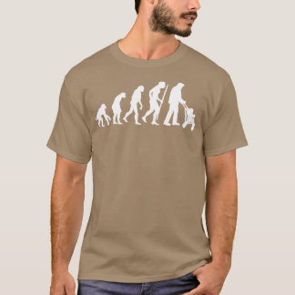 Evolutie opa pram grootvader cadeau idee t-shirt