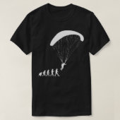 Evolutie Paraglider Pilot Funny T-shirt (Design voorkant)
