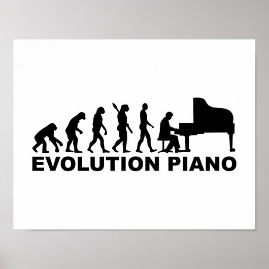 Evolutie Piano Poster (Voorkant)