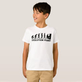 Evolutie Piano T-shirt (Voorkant volledig)