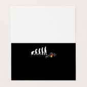 Evolutie politieman Luitenant Crime Scene Visitekaartje (Buitenkant ongevouwen)