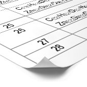 Evolutie-Poster Poster (Hoek)