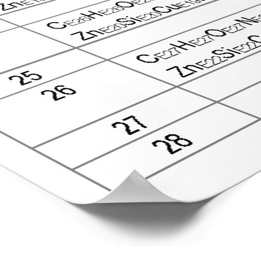 Evolutie-Poster Poster (Hoek)