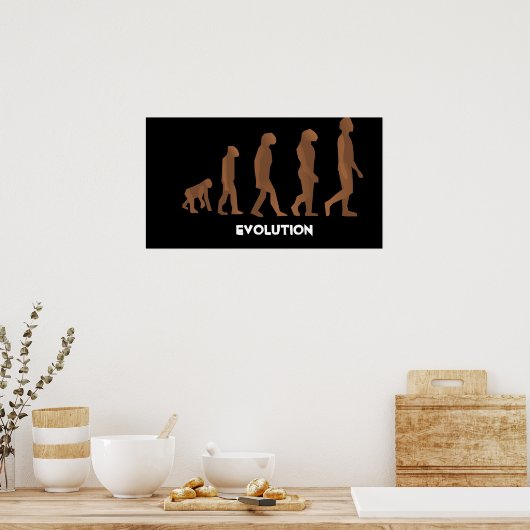 Evolutie-Posters Poster (Keuken)