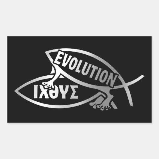 Evolutie - Procreation Rechthoekige Sticker (Voorkant)