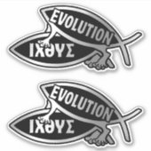 Evolutie - Procreation x 2 Sticker (Voorkant)