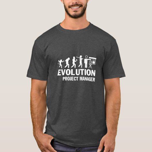 Evolutie - Projectmanager T-shirt (Voorkant)