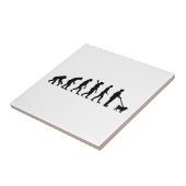 Evolutie Pug Tegeltje (Zijkant)