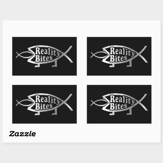 Evolutie - Reality Bites Rechthoekige Sticker (Vel)